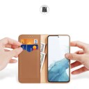 Dux Ducis Samsung Galaxy S23+ (Plus) DUX DUCIS Hivo Series Flip Deksel - Brun