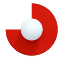 Swedish Ninja - Candy Big Circle 270 S Vegglampe Strawberry Red Swedish Ninja