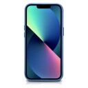 Icarer Litchi Premium Lærveske Iphone 14 Plus Magnetisk Lærveske Med Magsafe Lyseblå (Wmi14220711-Lb)