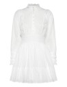 by Ti Mo Cotton Slub Mini Dress White XS