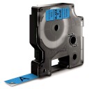 Dymo D1 12mm Merketape Svart/Blå - 7m Rull (45016)