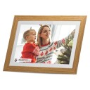 Lippa 10" Frameo Brun Digital Fotoramme med Wi-Fi