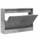  Skoskap betonggrå 80x21x57 cm konstruert tre 8721012381490