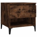  Sidebord røkt eik 50x46x50 cm konstruert tre 8720845669034