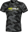 Macna T-Skjorte  Dazzle Rideaholic Svart-Grå-Fluo Gul