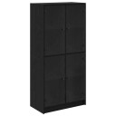  Høyskap Svart Eik 68 x 37 x 142 cm Konstruert tre
