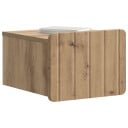  Vegghengt Nattbord 2 pcs Artisan eik 33 x 34,5 x 24 cm