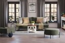 Menard Compact 3 seters Manchestersofa   Mørk grønn