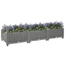vidaXL Høybed 120x40x23 cm polypropylen