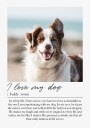 Custom Pet Portrait Plakat Plakat / 21x30cm