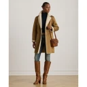 Lauren Ralph Lauren Faux-Shearling-Suede Coat - Beige - S