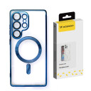 Wozinsky Electroplated Magsafe Deksel for Samsung Galaxy S25+ Blå