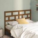 vidaXL Sengegavl honningbrun 141x4x100 cm heltre furu