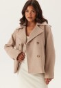 Selected Femme Jakke slfAlma Wool Blend Grå