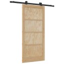 vidaXL skyvedør med hardware-sett 93x202 cm av solid tre furu