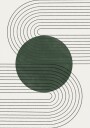 Curved Harmony Plakat / 100x150