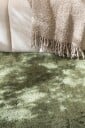 Cozy Ryeteppe 200 cm Rund - Grønn
