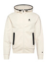 Champion Hooded Full Zip Sweatshirt   Cream   M