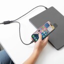 Native Union 2-i-1 USB-C Kabel 140W 2m Cosmos