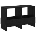 vidaXL Magasinreol Svart Eik 68,5 x 30 x 45 cm