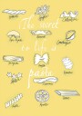The Secret To Life Is Pasta Poster Plakat / 50x70cm