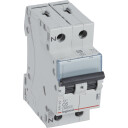 Legrand 5 stk TX³ MCB automatsikring C6 1P+N 2M 6/6kA