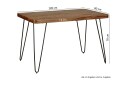 Samhita Spisebord 120 cm - Brun
