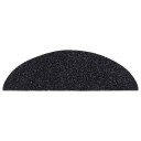 vidaXL Selvklebende trappematter nålestempel 15 stk 56x17x3 cm svart