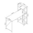 Desk HOME4YOU - eikebark / brun