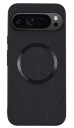 EIDERWOOD Google Pixel 9 / 9 Pro Plast Deksel med Grov Tekstur - MagSafe-Kompatibel - Svart