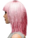 Crazy Pink Skinnende Rosa Parykk