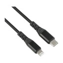 DACOTA PLATINUM USB-C- – LIGHTNING-KABEL 3M, SVART
