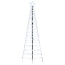  LED juletre med 390 LED med jordspyd Kaldhvit 250 cm Jern