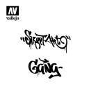 Vallejo Stencils Street Art No.2 1/35