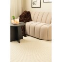 Ullteppe Ekeby Kvadrat - 280x280 cm, Hvit