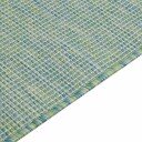 vidaXL Utendørs flatvevd teppe 160x230 cm turkis