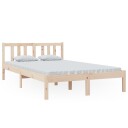 vidaXL Sengeramme heltre 120x200 cm