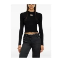Diesel Dame Strikkevarer Svart M,