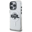 Karl Lagerfeld MagSafe Mobildeksel til iPhone 16 Pro med Karl Sketch Logo - Gjennomsiktig