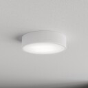 TEMAR LIGHTING Cleo 300 taklampe hvit sensor IP54 Ø 30 cm metall