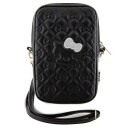 Sourcing Hello Kitty Handbag Hkpbpekhbpk Black/Black Quilted Bows Strap