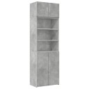  Oppbevaringsskap betonggrå 70x42,5x225 cm konstruert tre 8721102654077