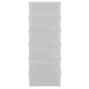  Putekasser plast 6 stk 25 L stablebar 8720845951894