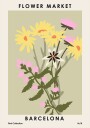 Flower Market Barcelona Plakat Plakat / 40x50cm