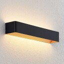 Arcchio Karam LED-vegglampe, 53 cm, svart