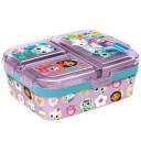 Euromic GABBY'S DOLLHOUSE multi compartm sandwich box NEW