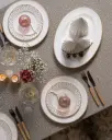Porsgrund Nathalie Gull Gourmet Tallerken 31 cm