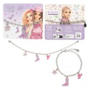TOPModel Armbånd Med Charms – Cowgirl – Justerbar Lengde 18 Cm + 5 Cm Forlengelse 413847