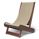 Ferm Living Hemi Lounge stol  Dark Stained/Natural