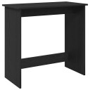  Skrivebord svart 80x40x75 cm sponplate